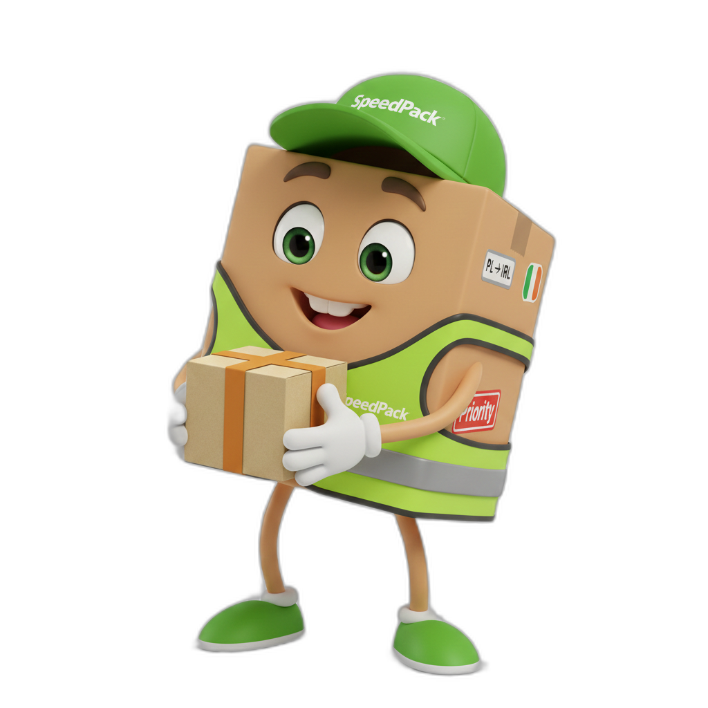 Maskotka SpeedPack z paczka